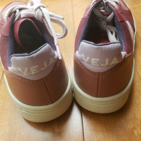 EUC VEJA V10 PIXEL MULTICO BURGUNDY PINK 9 40 EU - Picture 6 of 7